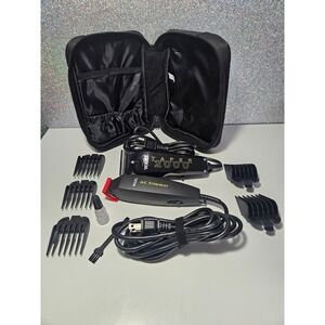 WAHL Professional Taper 2000 Hair Clipper & AC Trimmer Corded Set w/Case Black